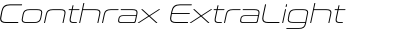 Conthrax ExtraLight Italic